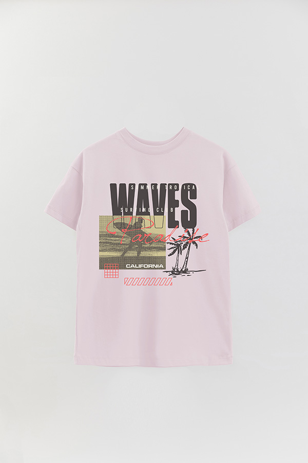 REMERA OVER ESTAMPADA PH WAVES
