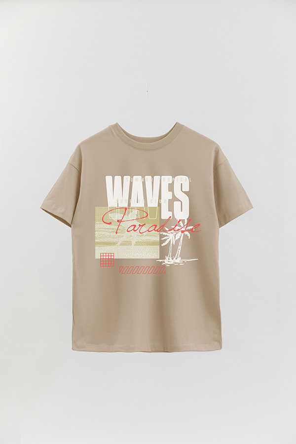 REMERA OVER ESTAMPADA PH WAVES