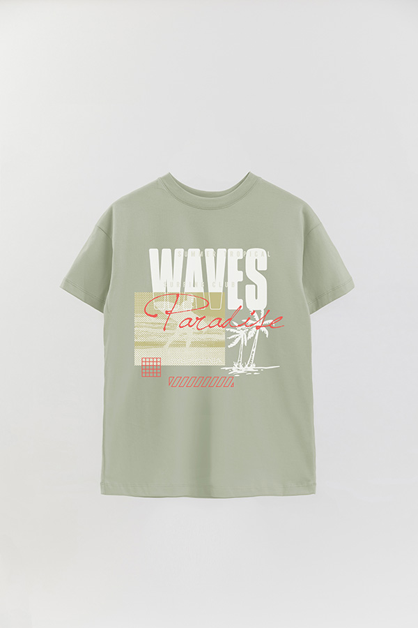 REMERA OVER ESTAMPADA PH WAVES