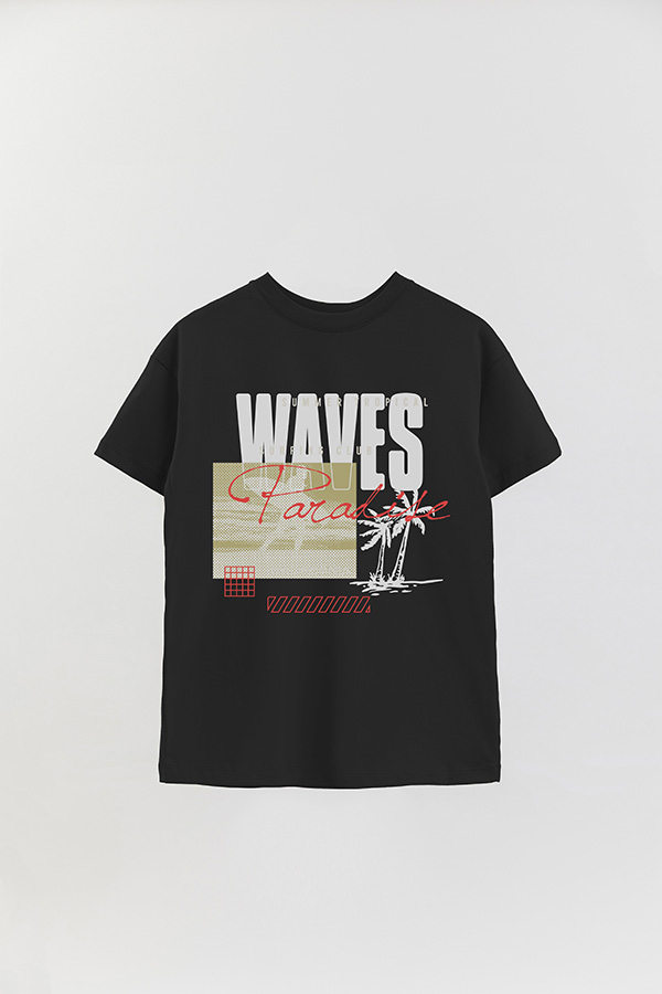 REMERA OVER ESTAMPADA PH WAVES