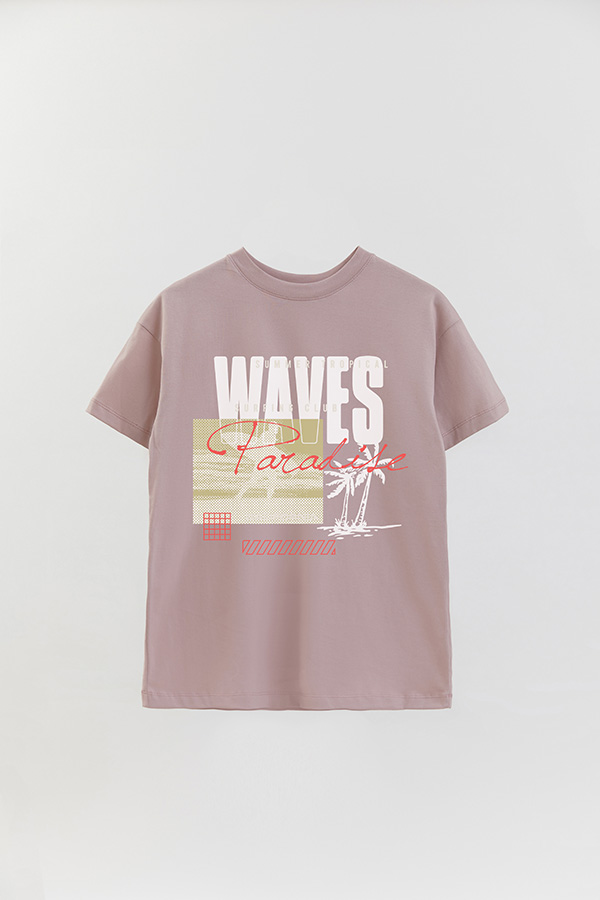 REMERA OVER ESTAMPADA PH WAVES