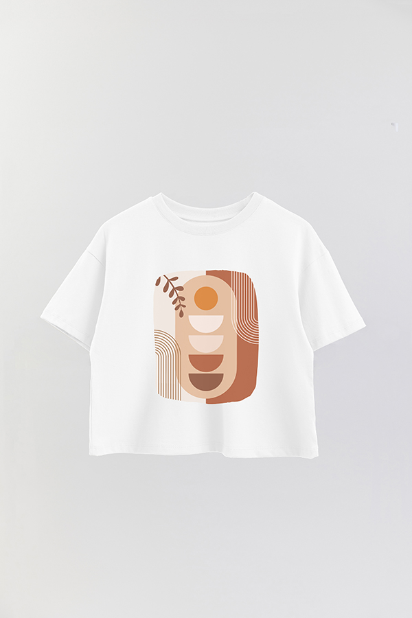 REMERA CROP ESTAMPADA ART 149