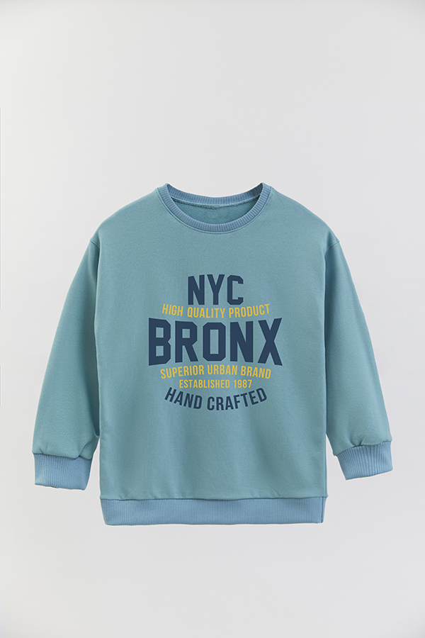BUZO CREWNECK RUSTICO LITTLE YORK BRONX