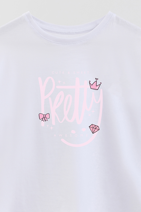 REMERA GIRL OVER PRETTY
