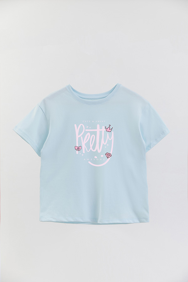 REMERA GIRL OVER PRETTY