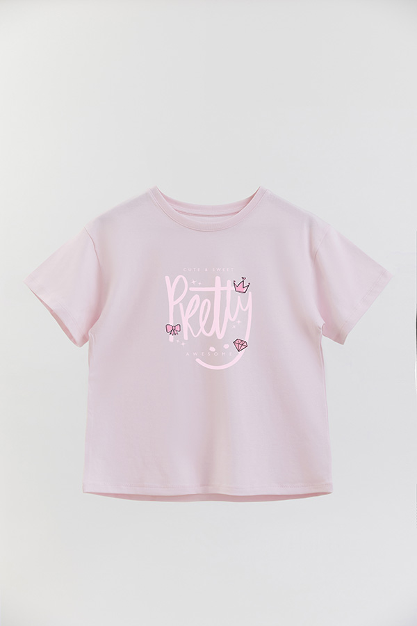 REMERA GIRL OVER PRETTY