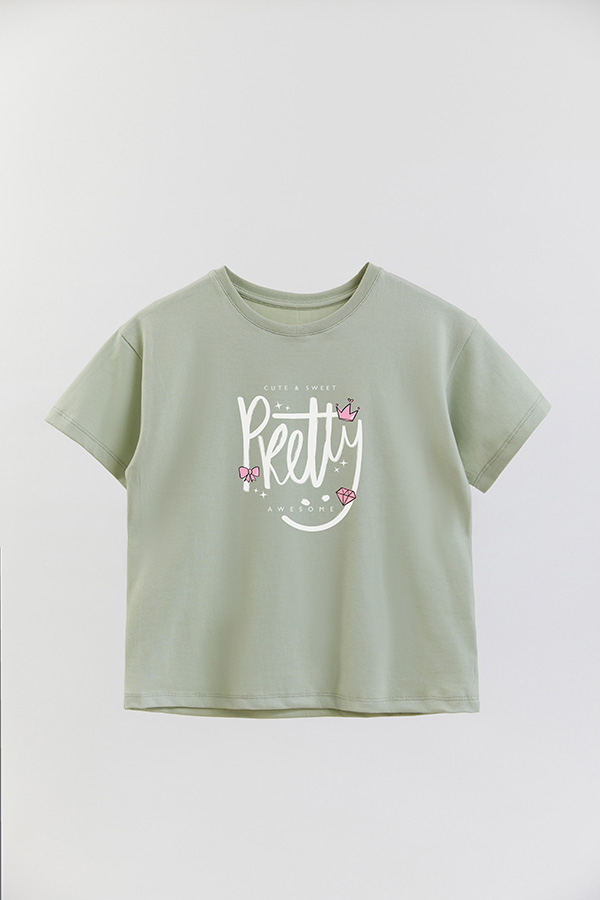 REMERA GIRL OVER PRETTY