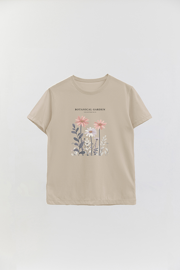 REMERA BASICA ESTAMPADA GARDEN 53
