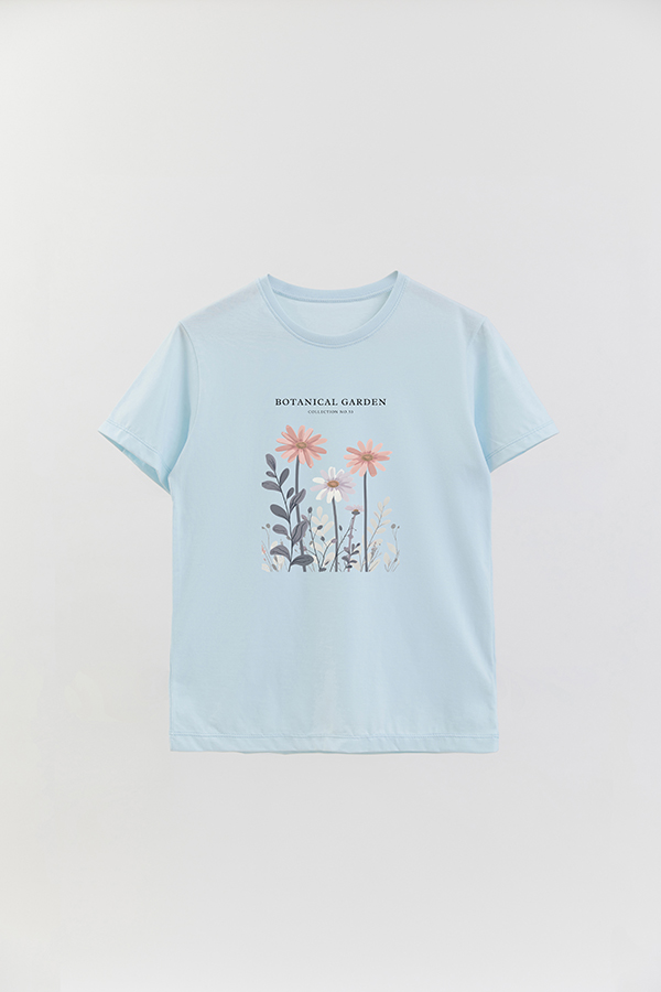 REMERA BASICA ESTAMPADA GARDEN 53