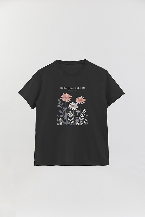 REMERA BASICA ESTAMPADA GARDEN 53