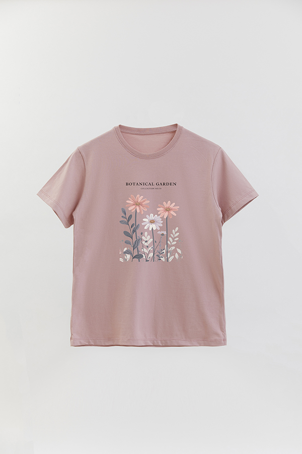 REMERA BASICA ESTAMPADA GARDEN 53