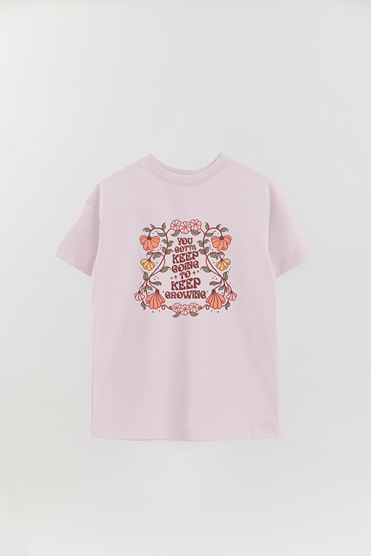 REMERA OVER ESTAMPADA BH YOU GOTTA KEEP GOING