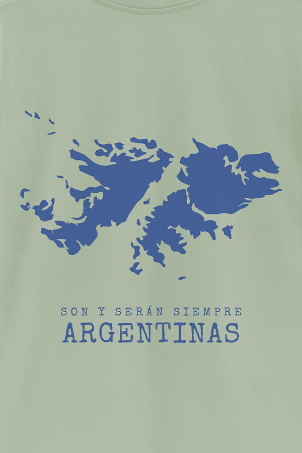 REMERA OVER ESTAMPADA FB ARG LAS MALVINAS