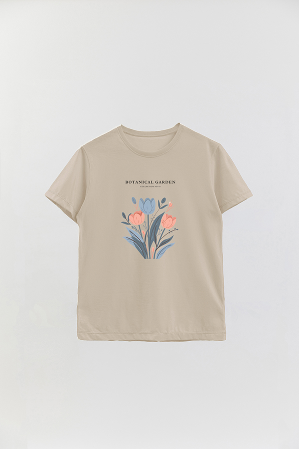 REMERA BASICA ESTAMPADA GARDEN 46