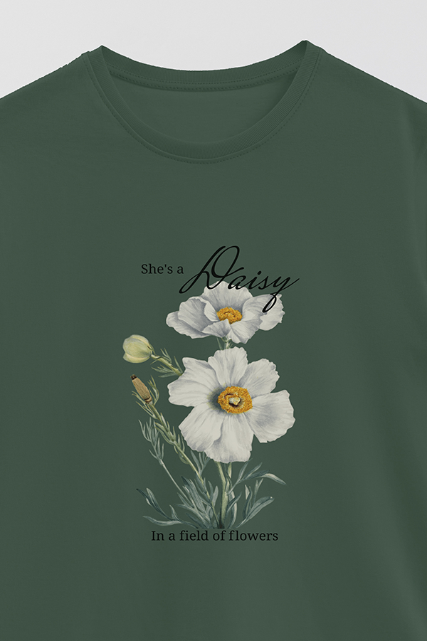 REMERA BASICA ESTAMPADA FLO3 SHE'S A DAISY