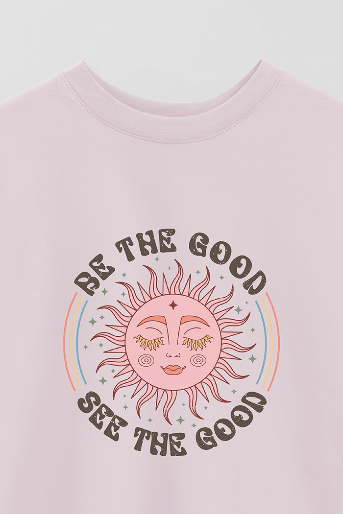 REMERA OVER ESTAMPADA BH BE THE GOOD