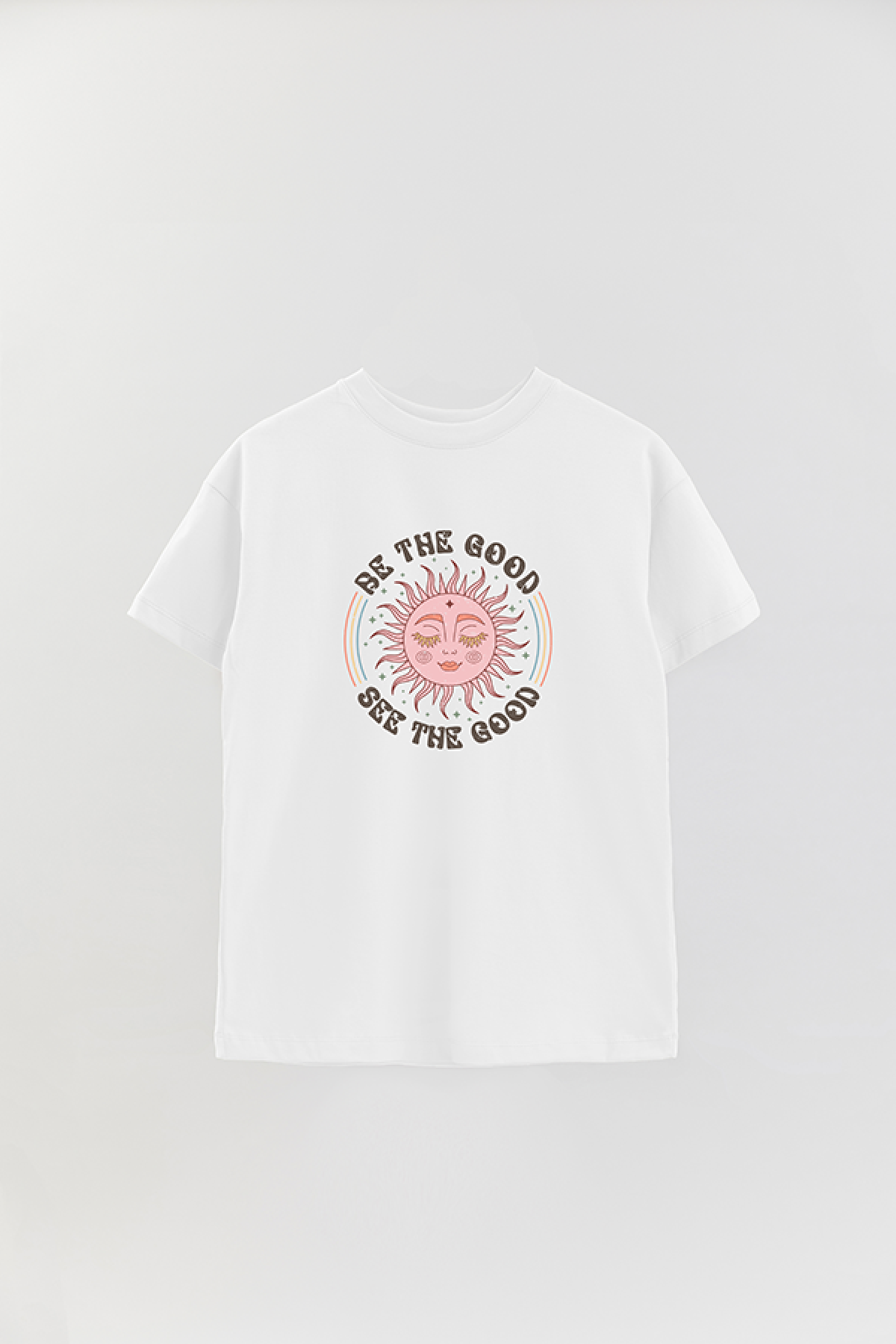 REMERA OVER ESTAMPADA BH BE THE GOOD