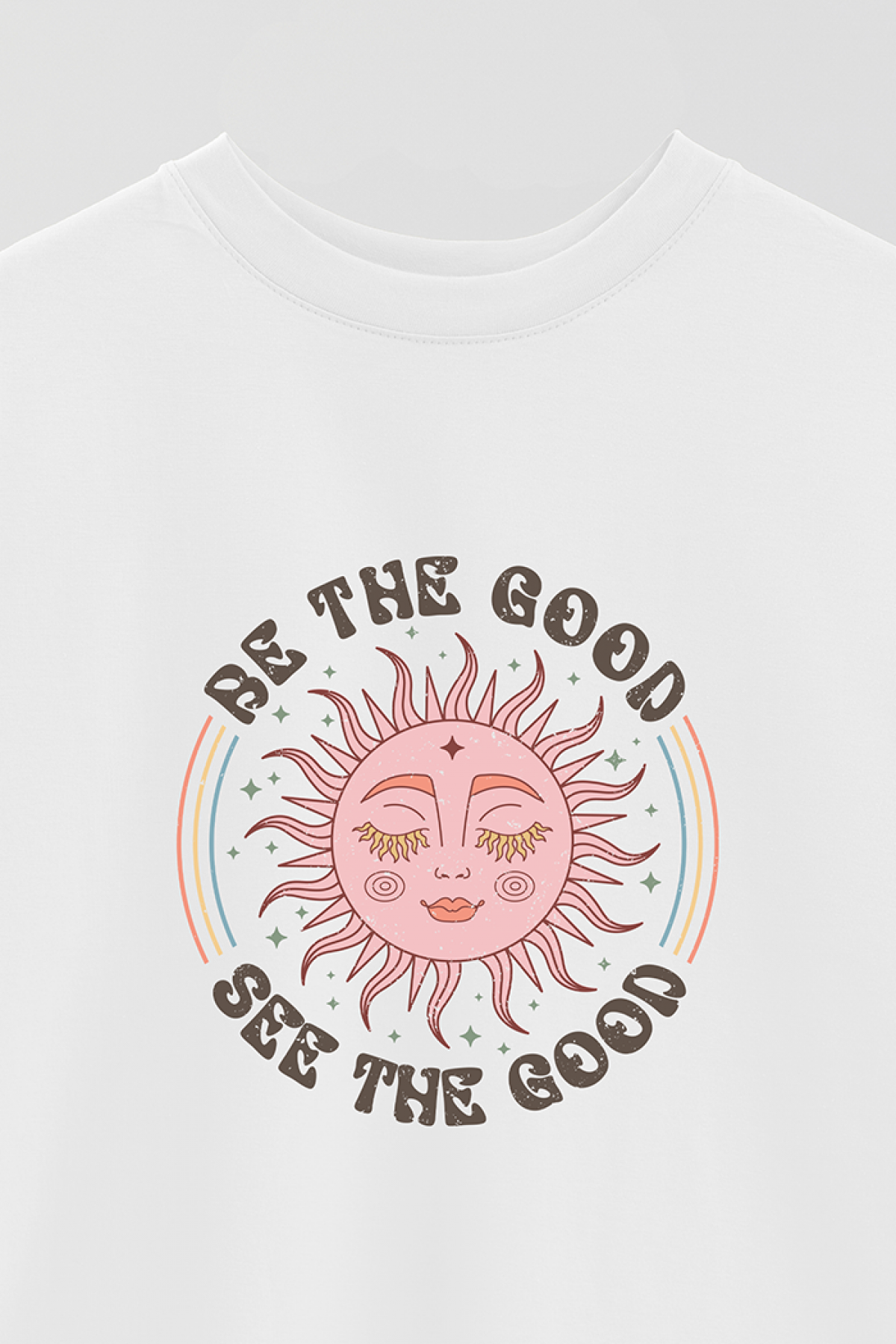 REMERA OVER ESTAMPADA BH BE THE GOOD