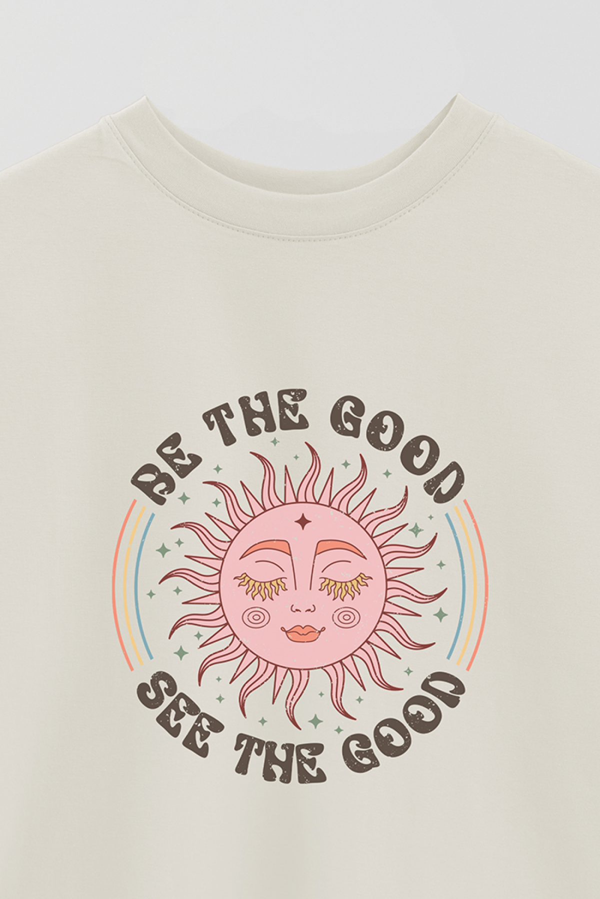 REMERA OVER ESTAMPADA BH BE THE GOOD