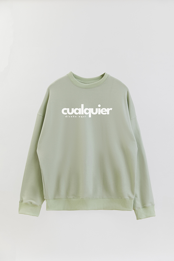 BUZO RÚSTICO CREWNECK CON LOGO