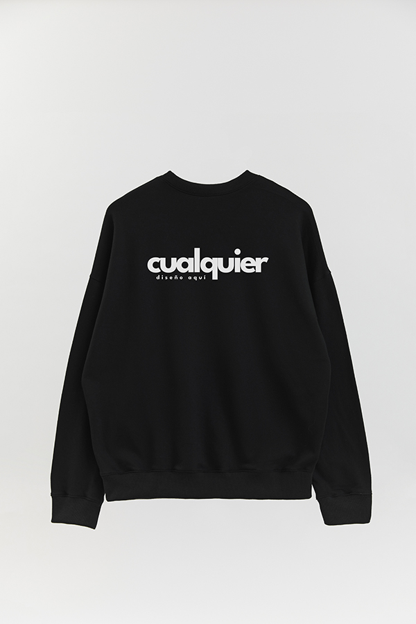 BUZO RÚSTICO CREWNECK CON LOGO