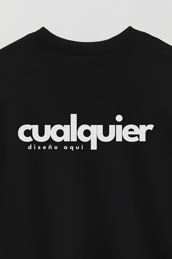 BUZO RÚSTICO CREWNECK CON LOGO