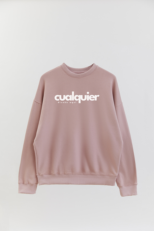 BUZO RÚSTICO CREWNECK CON LOGO