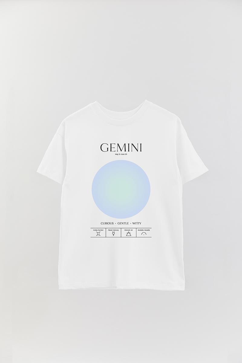 REMERA OVER ESTAMPADA UNISEX PST GEMINI