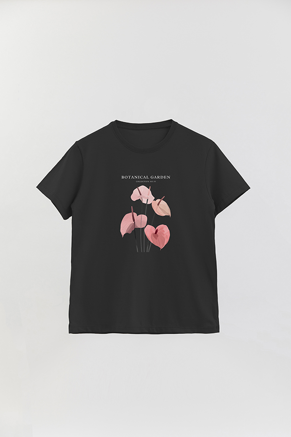REMERA BASICA ESTAMPADA GARDEN 55