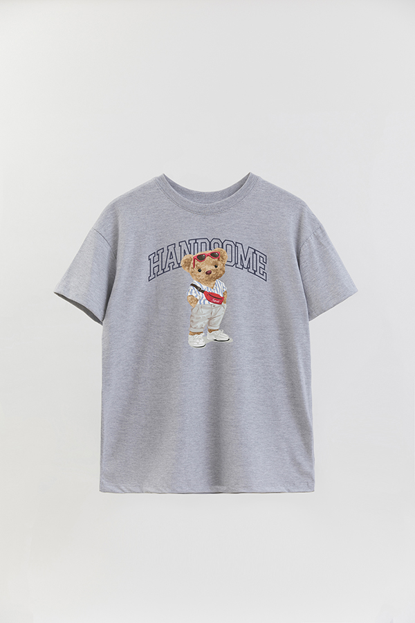 REMERA OVER ESTAMPADA UNISEX TEDDY HANDSOME