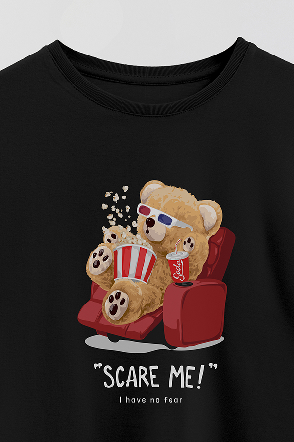 REMERA GB OVERSIZE TEDDY SCARE ME