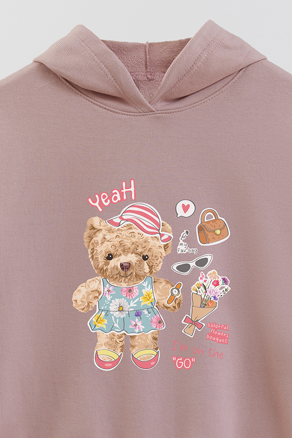 HOODIE RUSTICO KIDS TEDDY FAVORITE GIRL