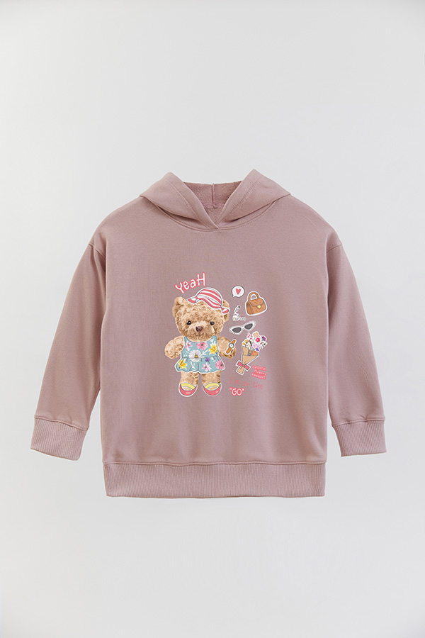 HOODIE RUSTICO KIDS TEDDY FAVORITE GIRL