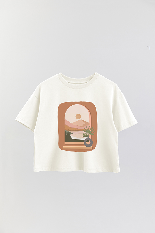 REMERA CROP ESTAMPADA ART 98