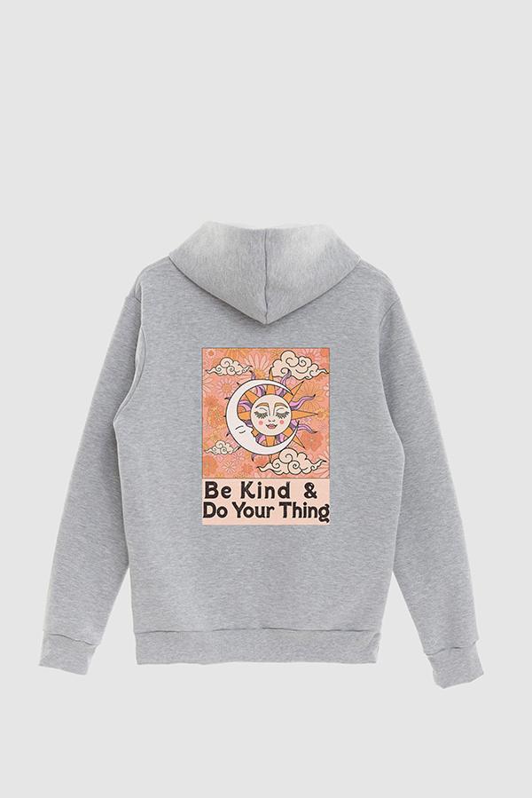 HOODIE ESTAMPADO RTR BE KIND AND DO YOUR THING
