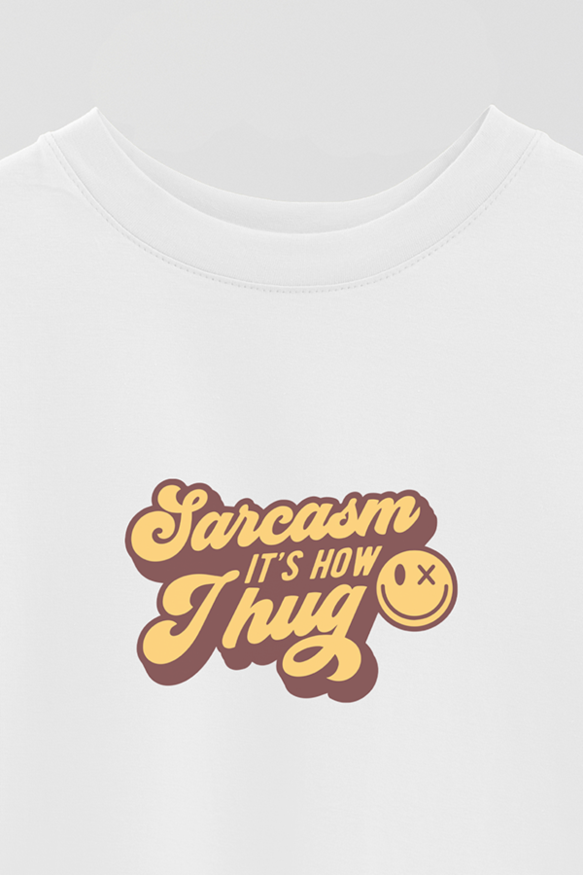 REMERA OVER ESTAMPADA LV5 SARCASM