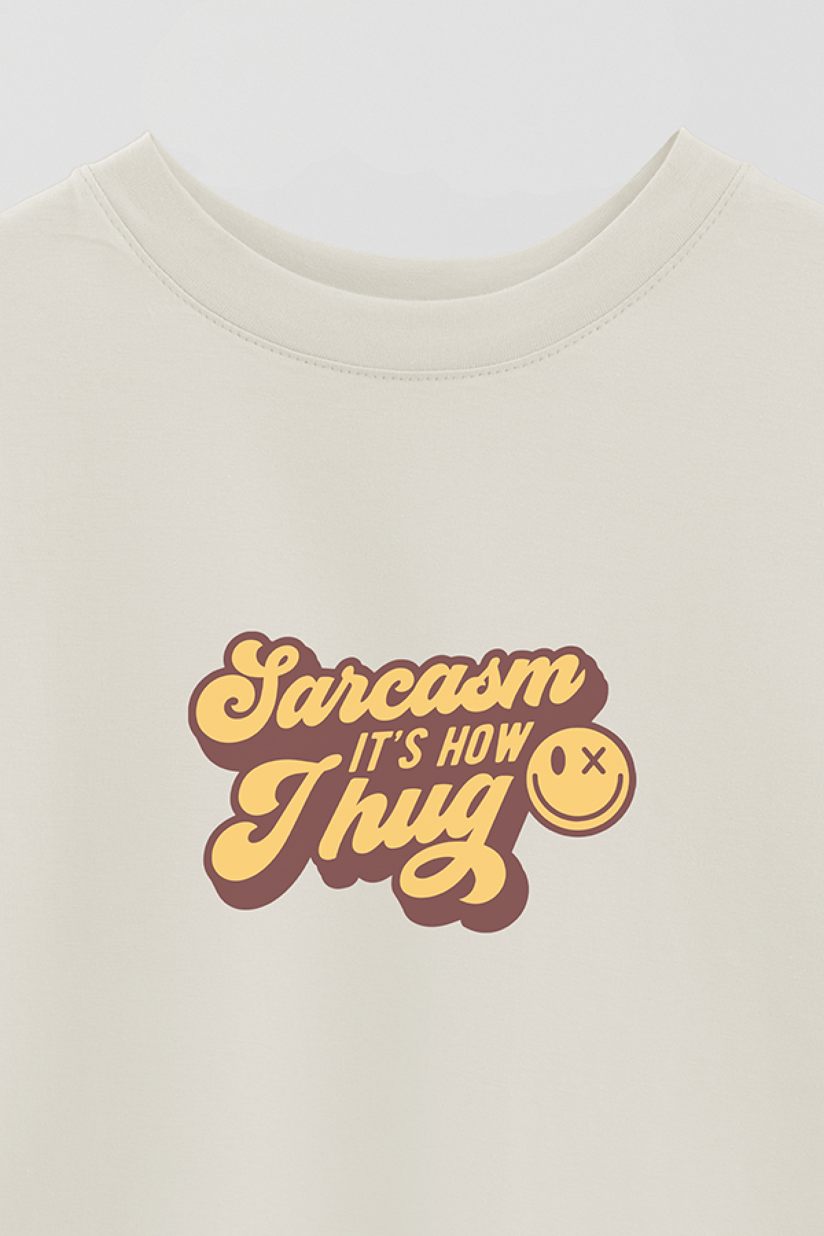 REMERA OVER ESTAMPADA LV5 SARCASM