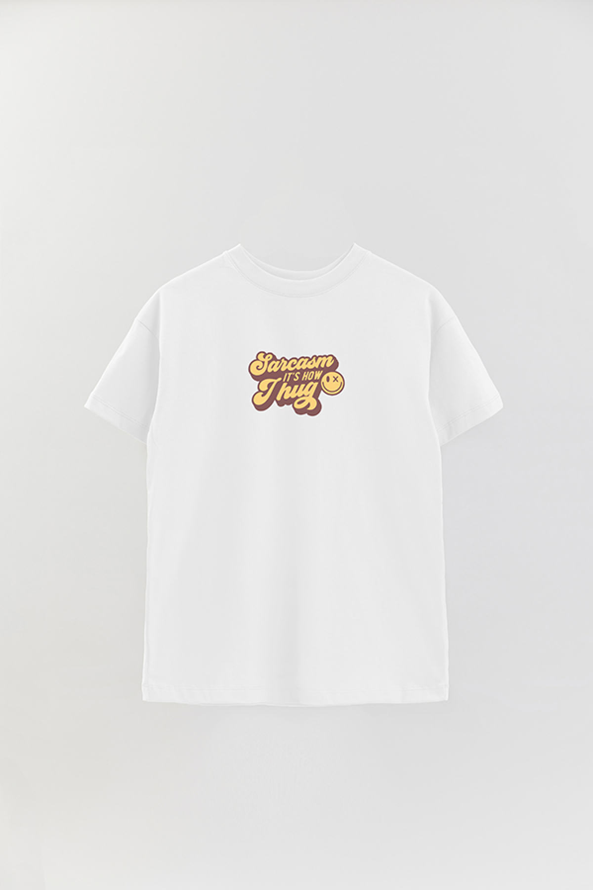 REMERA OVER ESTAMPADA LV5 SARCASM