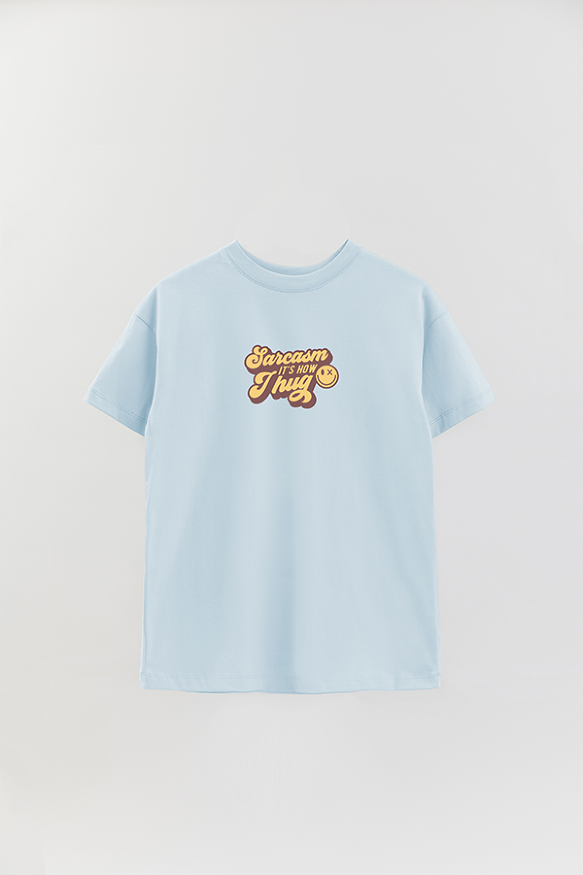 REMERA OVER ESTAMPADA LV5 SARCASM
