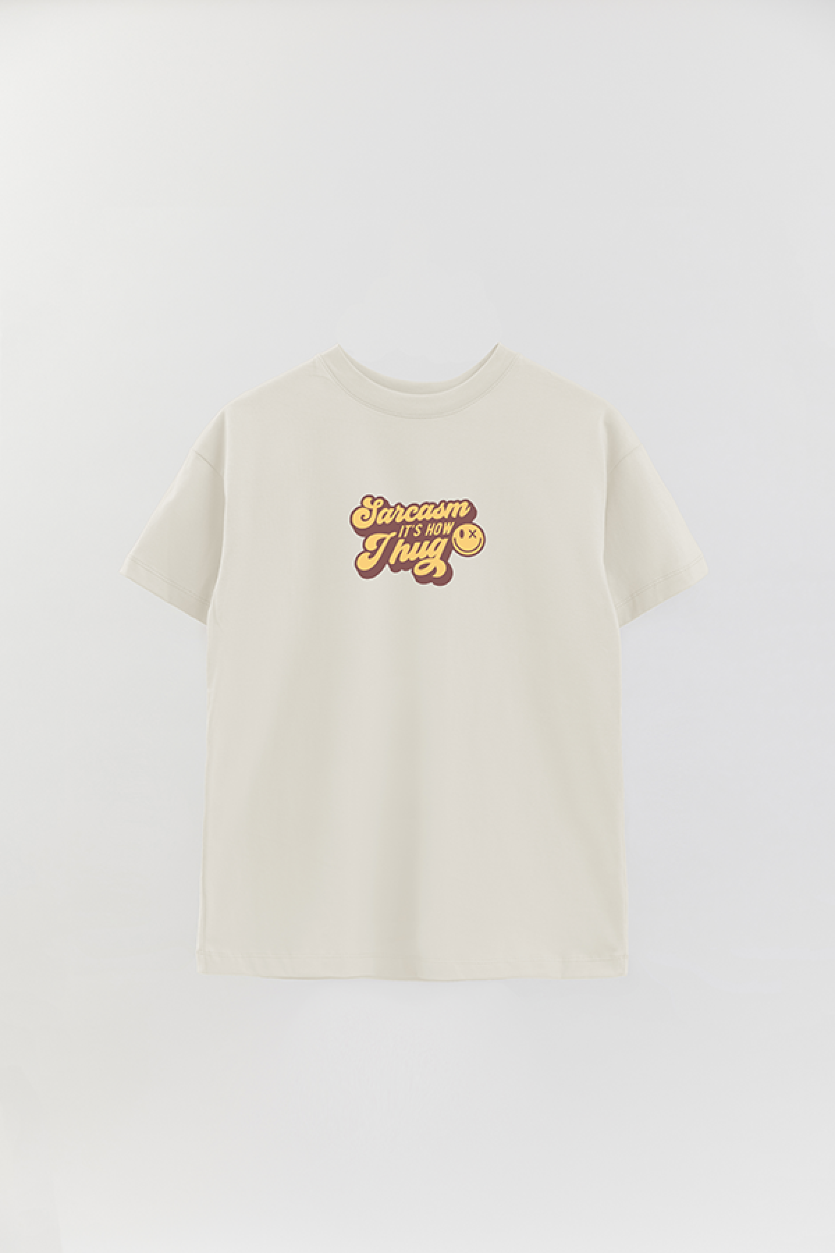 REMERA OVER ESTAMPADA LV5 SARCASM