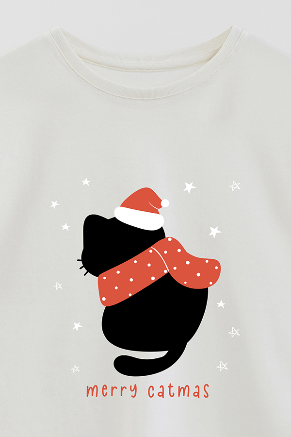 REMERA GIRL OVER JINGLE CAT 28