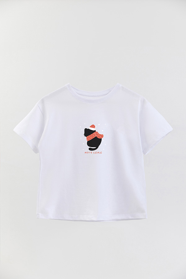 REMERA GIRL OVER JINGLE CAT 28