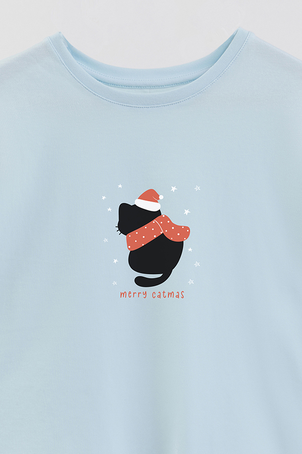 REMERA GIRL OVER JINGLE CAT 28
