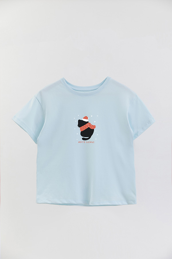 REMERA GIRL OVER JINGLE CAT 28