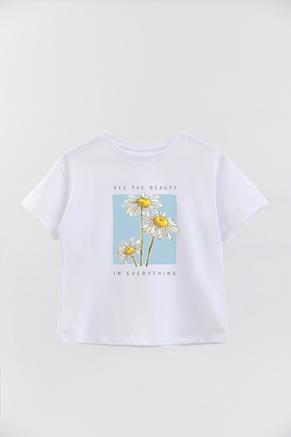 REMERA GIRL OVER SEE THE BEAUTY