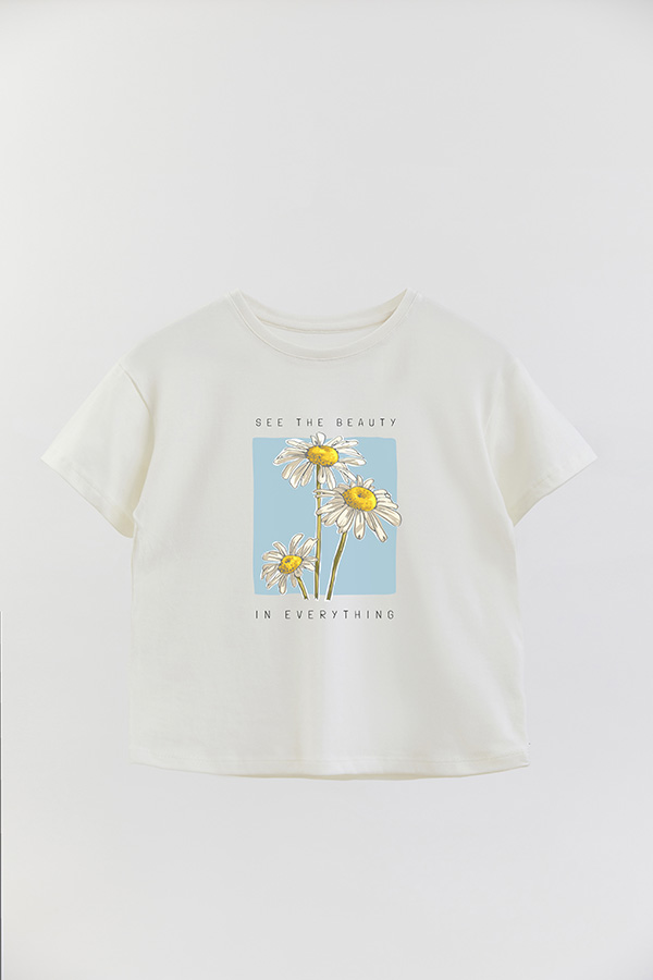 REMERA GIRL OVER SEE THE BEAUTY