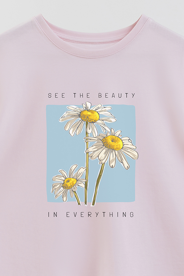 REMERA GIRL OVER SEE THE BEAUTY