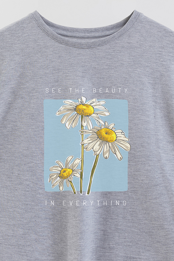 REMERA GIRL OVER SEE THE BEAUTY
