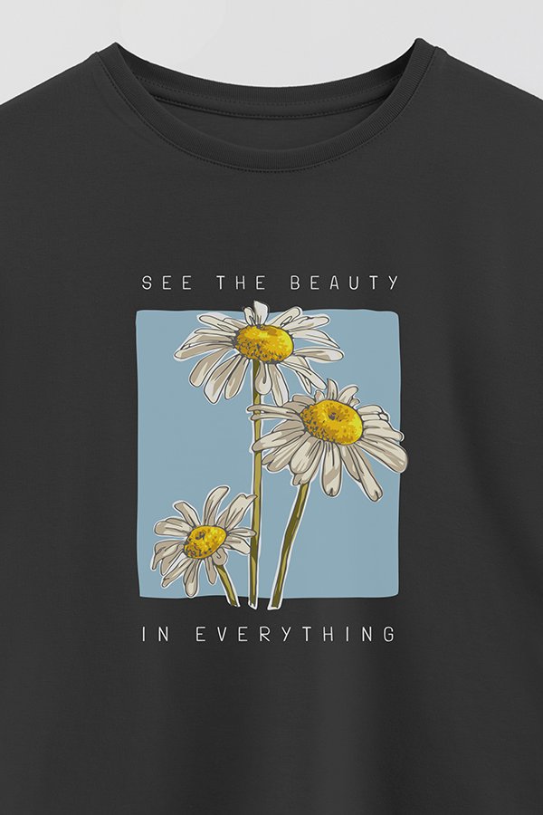 REMERA GIRL OVER SEE THE BEAUTY