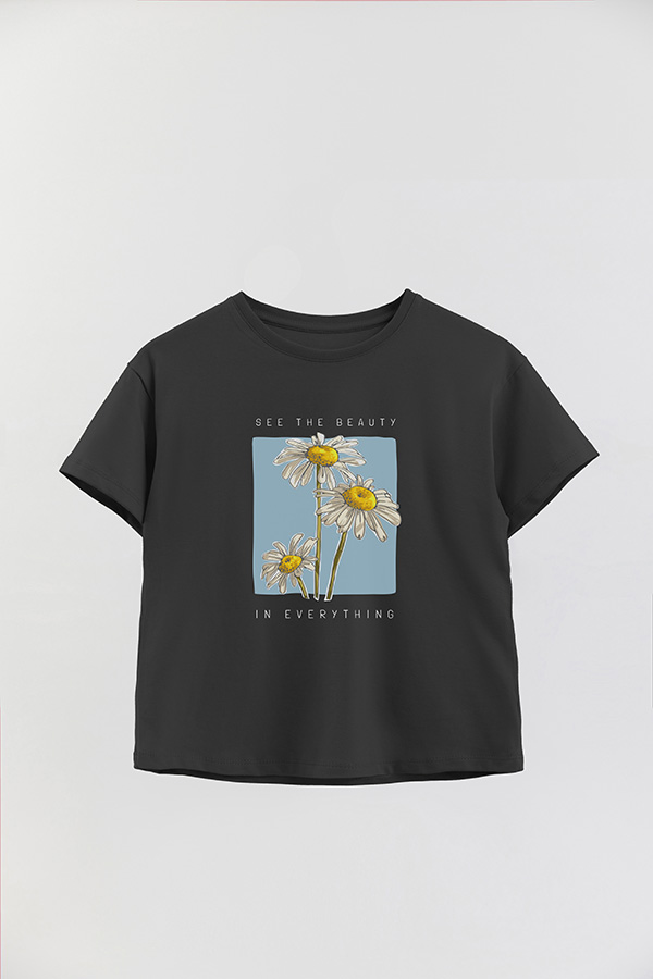 REMERA GIRL OVER SEE THE BEAUTY